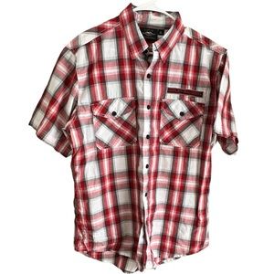 Harley-Davidson short sleeve button up HDMC Cycles 1903 Large